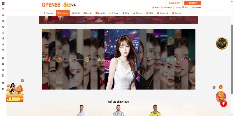 3 nhà phát hành nổi tiếng hợp tác với casino OPEN88